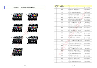 External View, Parts List and Part Number on Canon iP4800, iP4810, iP4820, iP4840, iP4850, iP4870, iP4880