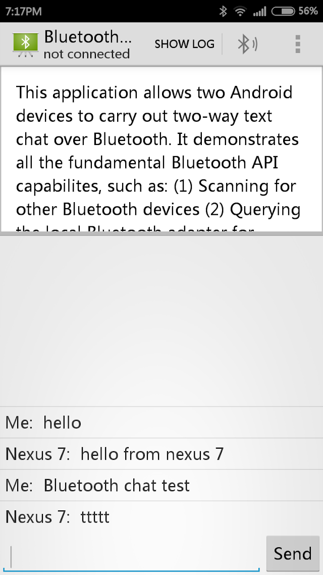 Import Android code sample of BluetoothChat to Android Studio