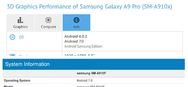 Samsung Galaxy A9 Pro khi nào lên Android 7.0 Nougat
