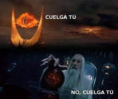 Meme de humor sobre Tolkien