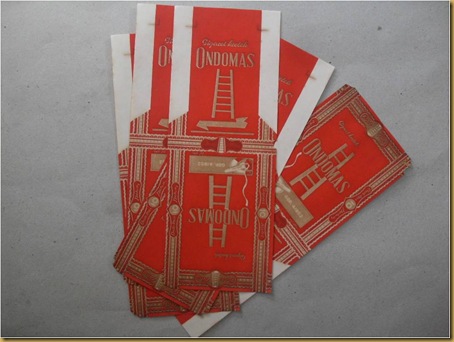 Kertas rokok Ondomas - old cigarette papers