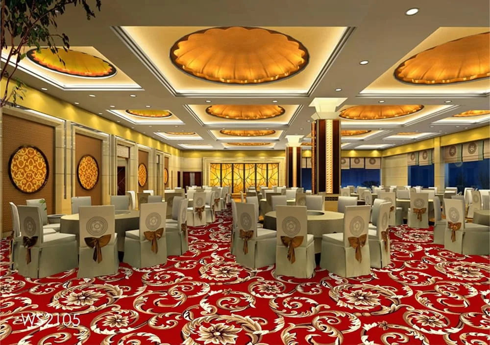 Thảm trải sàn khách sạn hoa văn