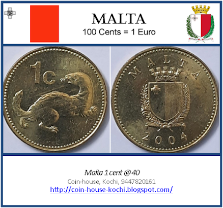 Malta 1 cent UNC @ 40