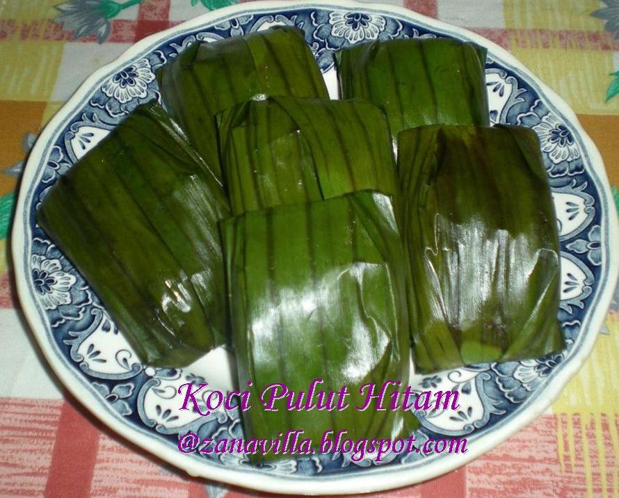 Kuih Koci Pulut Hitam Lembut - Pijat Yes