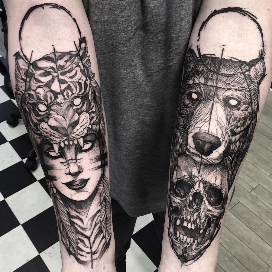 esses_brilhantes_manga_esboço_de_estilo_tatuagens