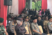 Kapolres Sidrap bersama Ketua Bhayangkari Hadiri Acara Peringatan HUT Brimob ke-78 di Polda Sulsel 