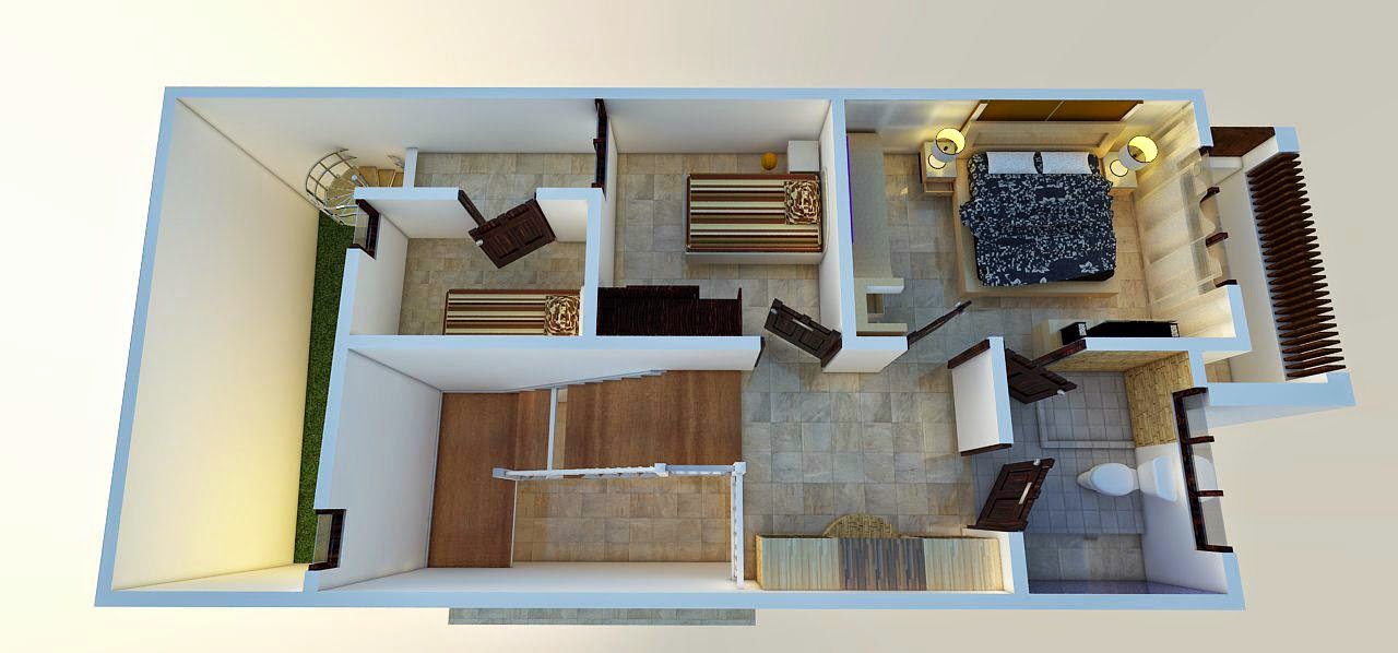 Desain Rumah  Sederhana  Panjang  desain rumah  mewah konsep 