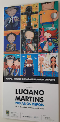 banner de publicidade da exposição 200 anos depois de Luciano Martins