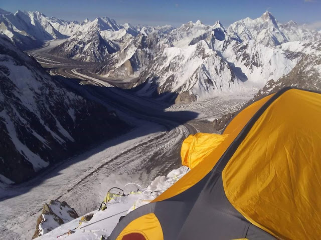 K2 Camp 4, Bottleneck, K2 camp 1, K2 Camp 2, K2 Camp 3