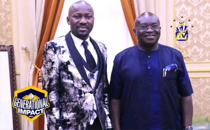 CHURCH NEWS: APOSTLE JOHNSON SULEMAN HONOURS INVITATION BY GOV OKEZIE IKPEAZU