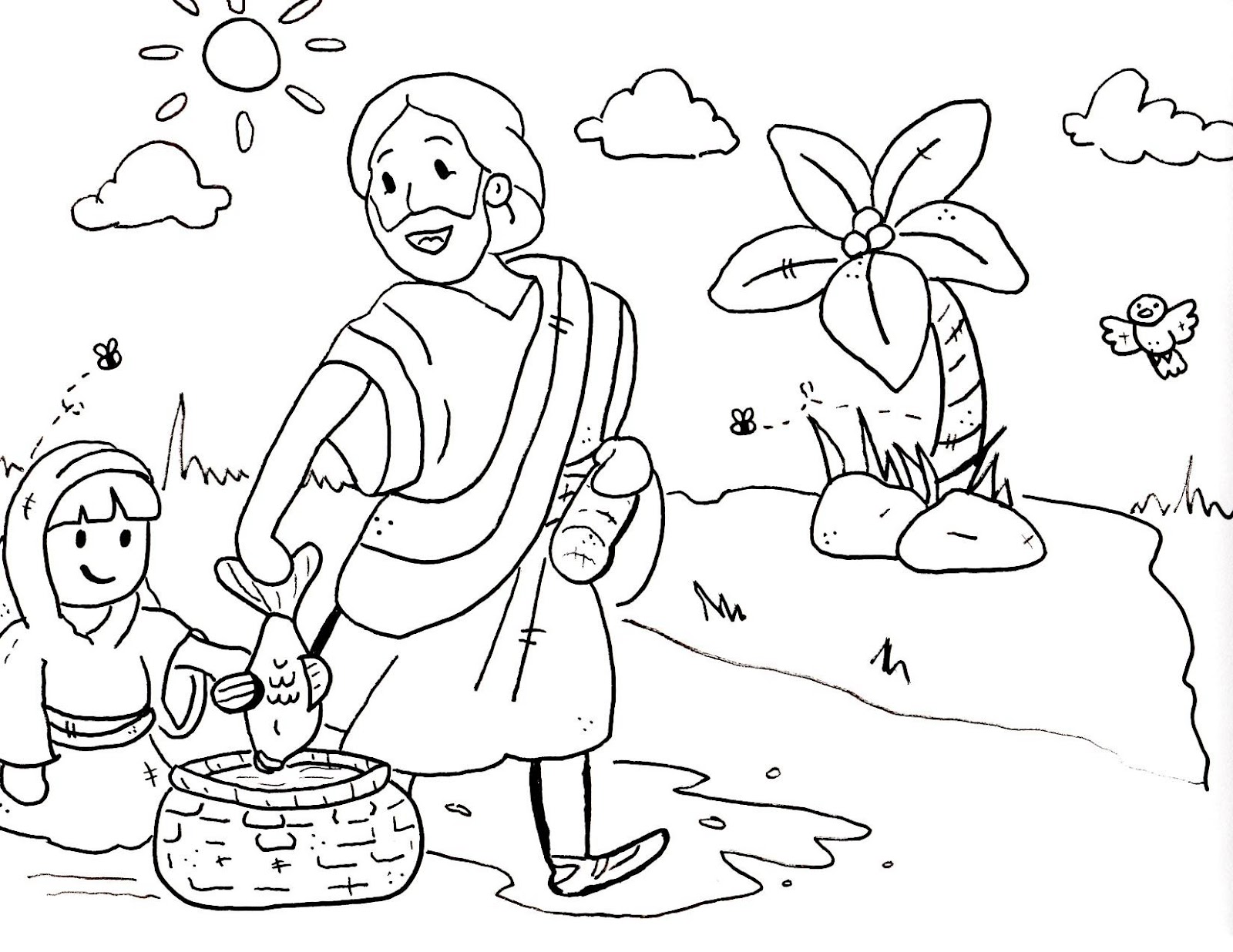 Free Printable Bible Coloring Pages 1