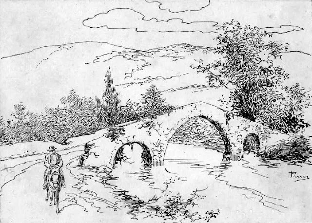 Puente de San Miguel sobre 1902. Jose Passos.