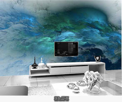 Best 3D wallpaper for living room walls 3D mural designs