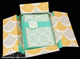Win a Box of Birthday Cards featuring the beautiful Eastern Elegance Designer Series Papers and Label Love Stamp Set from Stampin' Up!  Visit Bekka's Blog to find out how