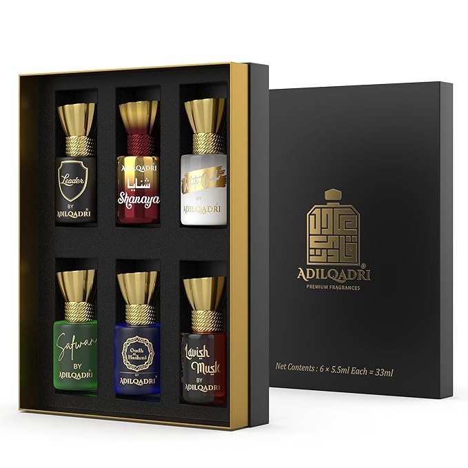 Adilqadri Assorted Luxury Attar Perfume Gift Set