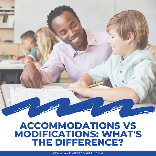 Modifications vs accommodations: what's the difference between the two?