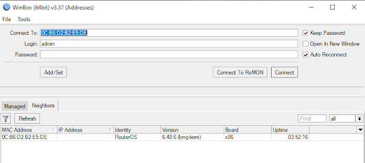 Konfigurasi Dasar Mikrotik Dengan Winbox