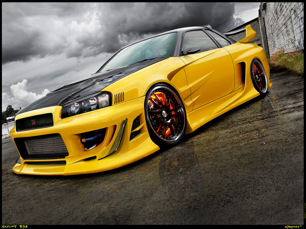 Top Modifikasi Mobil Nissan Skyline Gtr R34 Duniaotto