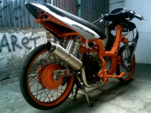 FASHION MODIF MOTORCYCLE MODIFIED PAINT BRUSH YAMAHA 