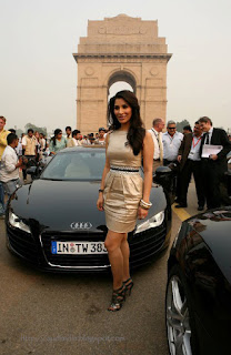 Indian Model and Audi R8