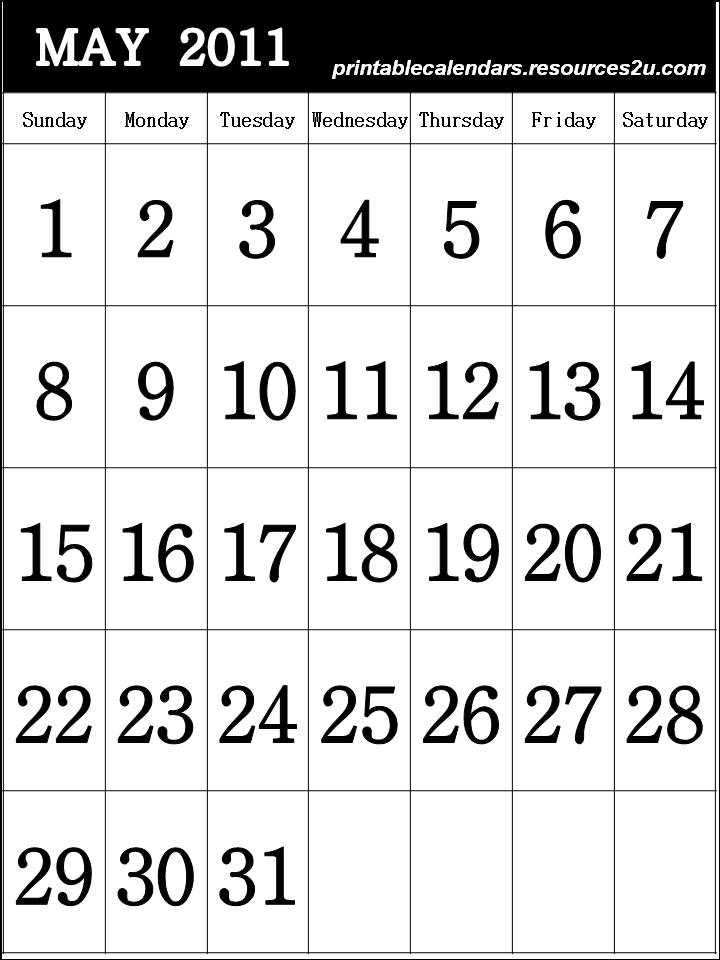 may 2011 calendar printable may calendar 2011 printable. may 2011 calendar printable