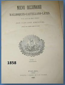 Nuevo diccionario mallorquín - castellano - latín Don Juan José Amengual