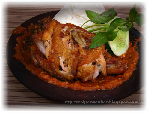 Resep Sambal Lalapan Ayam Penyet Rumahan - Resep Masakan 