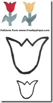 plantillas flores fieltro