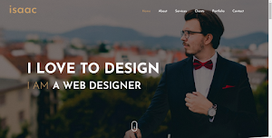 Free Download Isaac Landing Page Blogger Template