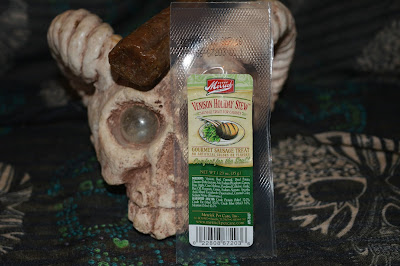 horned skull and dog treats