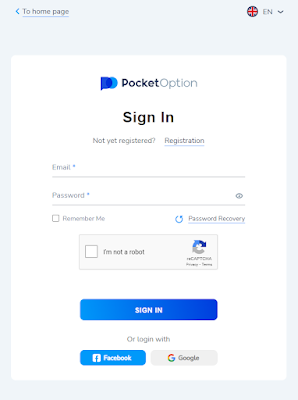 Pocket Option Sign In