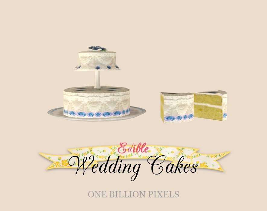 Edible Wedding  Cakes  Bonus One Billion Pixels