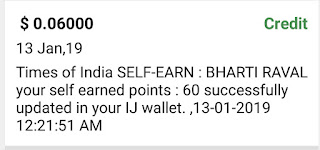 How To Complete Times Of India Offer In self earning option in champ cash 