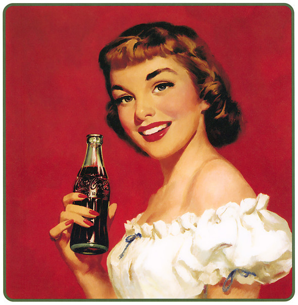 Vintage coke ad 