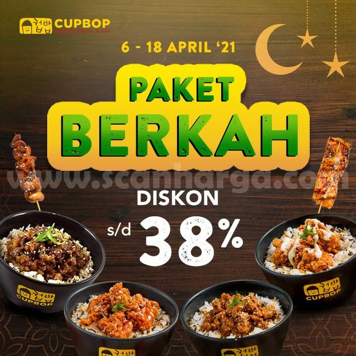 Promo CUPBOP Paket BERKAH – DISKON hingga 38%