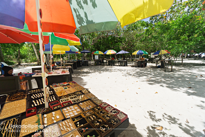 Santa Cruz Island Zamboanga Pink Beach Souvenir Stalls