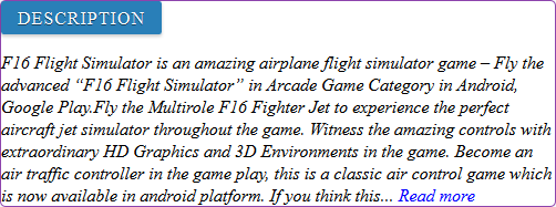 F16 Flight Simulator game review