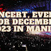 Manila Events, Concerts Guide for December 2023