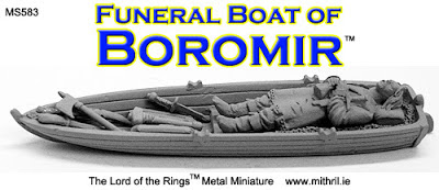 Mithril Miniatures new release: Funeral Boat of Boromir