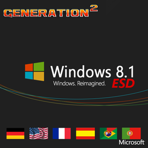 Windows 8.1 X86 6in1 & X64 4in1 with Update ESD OEM 