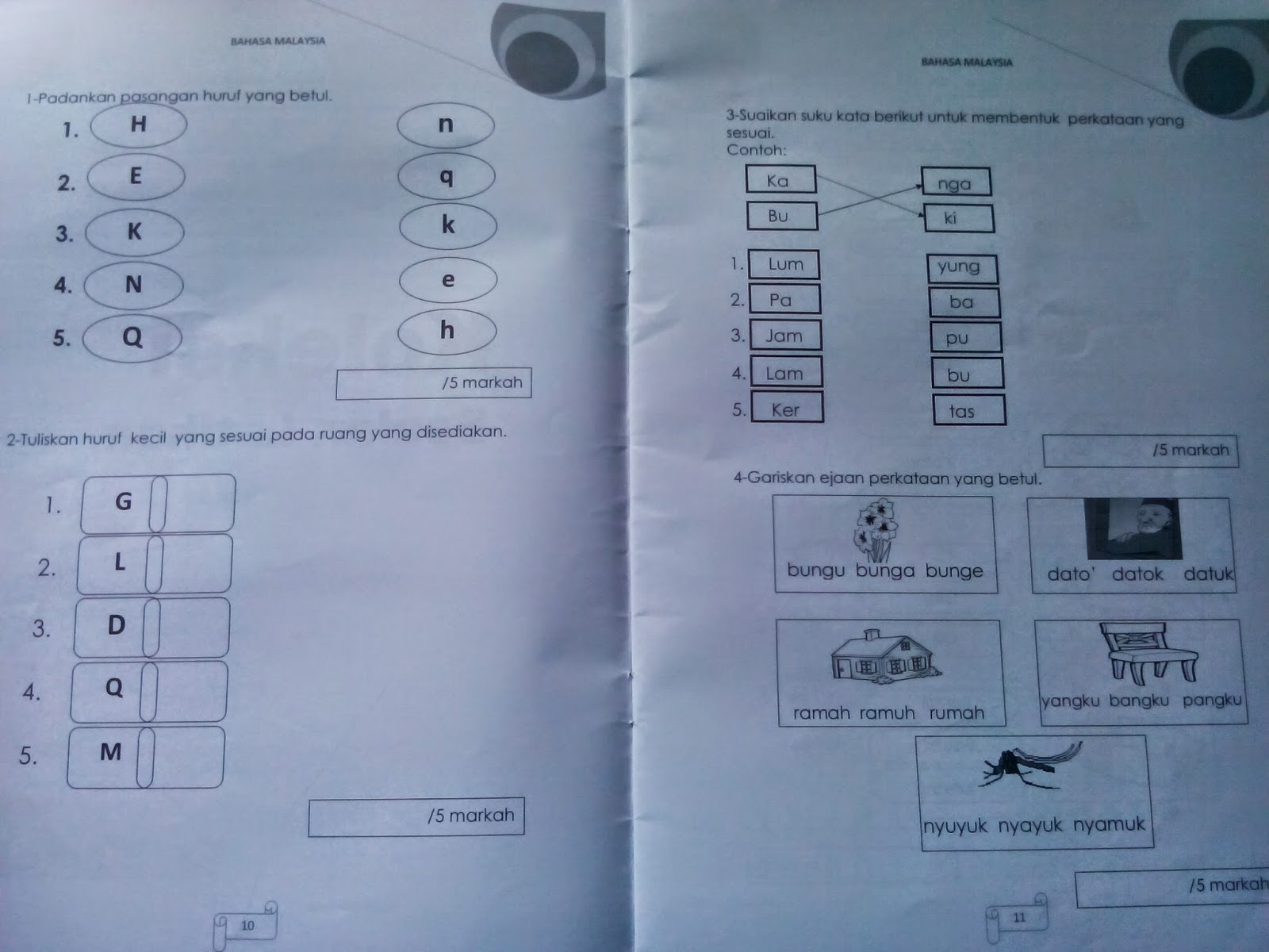 Ujian Diagnostik Tahun 1 2020