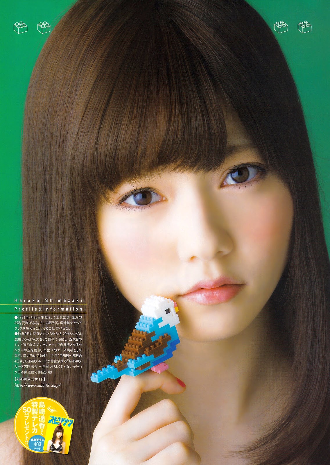 Profil dan Gallery Foto Member AKB48 Shimazaki Haruka ...