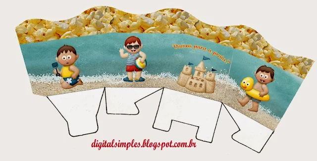 Beach Party Free Printable Mini Kit.