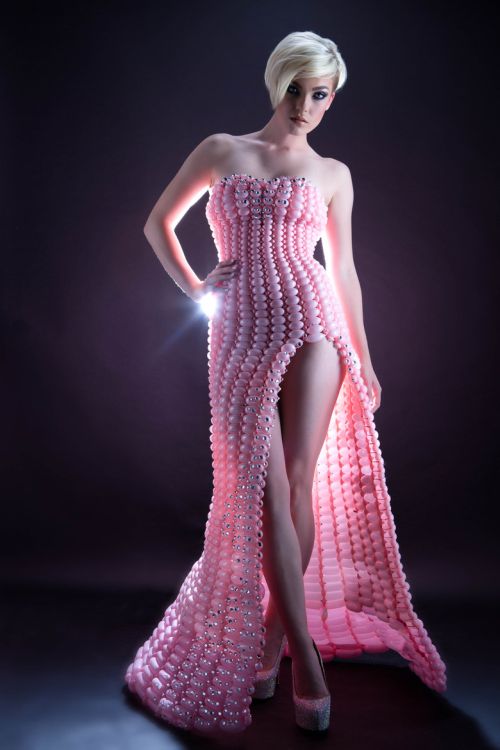 Dave Kelley photography women female models fashion Balloon dress