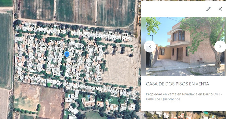 VENDO PROPIEDAD EN RIVADAVIA EN BARRIO CTG - SAN JUAN - ARGENTINA