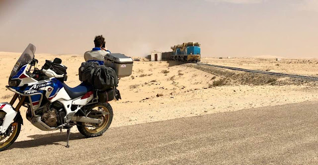 Road to Dakar con la Africa Twin. 