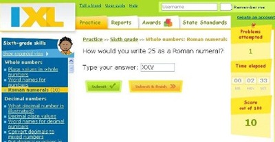 IXL - math 6 grade