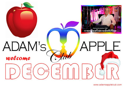 Welcome DECEMBER 2023 Adams Apple Club Chiang Mai Thailand