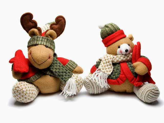 Best Christmas Teddy Bear HD Wallpaper Free