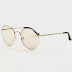 The Row 18 C4 Round Sunglasses Gold with Light Brown Lenses Mary-Kate & Ashley